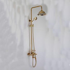 Shower Tap Antique Brass Ti-PVD