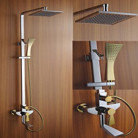 Shower Tap Contemporary Rain Shower / Handshower Included Brass Chrome