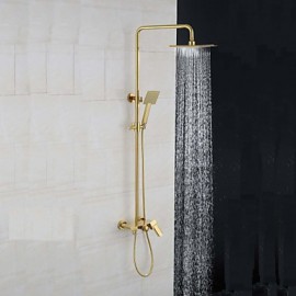 Shower Tap Antique Rain Shower/Handshower Included Brass Painting