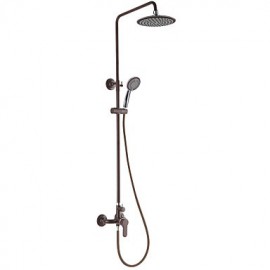 Shower Tap Contemporary Waterfall / Sidespray Brass Painting
