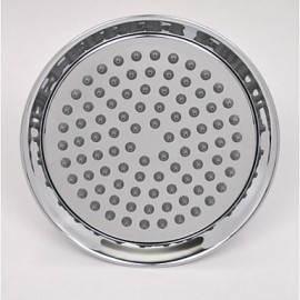 3 Handle Thermostatic Mixer Valve Chrome Brass 8 Inch Shower Tap Rainfall Shower With 6 Pcs Body Jets