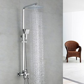 Shower Tap Contemporary Rain Shower/Handshower Included Brass Chrome