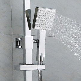 Shower Tap Contemporary Rain Shower/Handshower Included Brass Chrome
