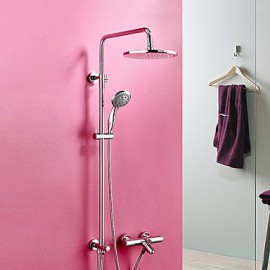 Shower Tap Contemporary Thermostatic / Rain Shower / Handshower Included Brass Chrome