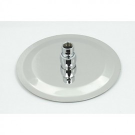 Brass Thermostatic Shower Valve Stainless Steel 8" Round Rain Bathroom Shower Tap Spa Body Massage Spray Jets