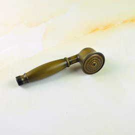 Antique Brass Shower Tap with 8 inch Shower Head + Hand Shower