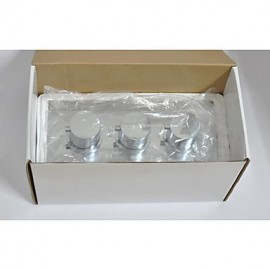 ABS 8 Inch Square Shower Head Concealed Bathroom Thermostatic Rainfall Shower Hand 6 Pcs Of Jet Spray Massage