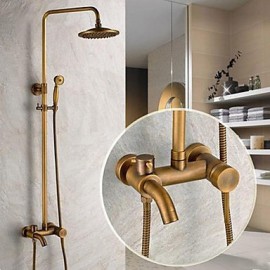 Shower Tap Traditional Rain Shower / Handshower Included Brass Antique Brass