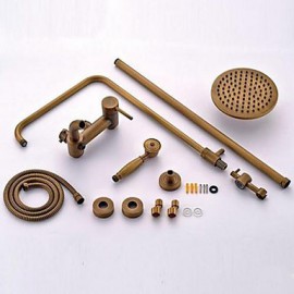 Shower Tap Traditional Rain Shower / Handshower Included Brass Antique Brass