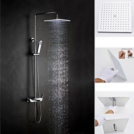 Shower Tap Contemporary Rain Shower / Handshower Included Brass Chrome