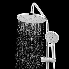 ENZORODI Shower System Shower Tap/ Rain Shower/ Handshower Included Brass Chrome ERF6165209CP-A