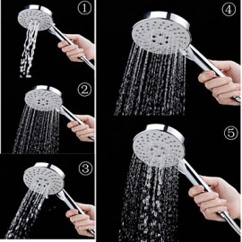 ENZORODI Shower System Shower Tap/ Rain Shower/ Handshower Included Brass Chrome ERF6165209CP-A