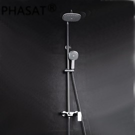 Shower Tap Contemporary Waterfall Brass Chrome