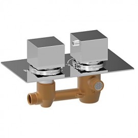 Thermostatic 8" Ceiling Mount LED Rain Shower Tap Mixer Tap