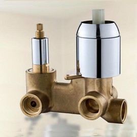 3 Function Round Concealed Shower Tap Set Wall Mounted Rainfall Shower Head Mixer Tap