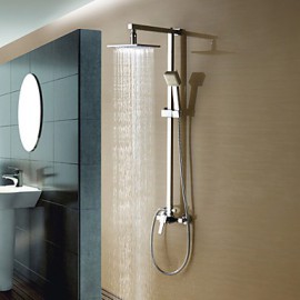 Shower Tap Color Changing LED with 8 inch Shower Head + Hand Shower