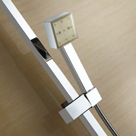 Shower Tap Color Changing LED with 8 inch Shower Head + Hand Shower