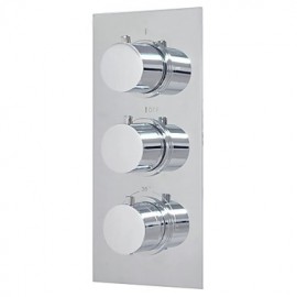 Concealed 3 Way Thermostatic Mixing Valve Wall Mounted