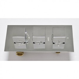 Luxury High Flow Concealed Valve Thermostatic 3 Way Vertical Install