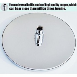 Shower Tap Contemporary Thermostatic / Rain Shower / Handshower Included Brass Chrome