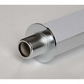 LED 8 Inch Square Solid Brass Concealed Bathroom Thermostatic Shower Rainfall Shower Mixer Valve& Hand Shower