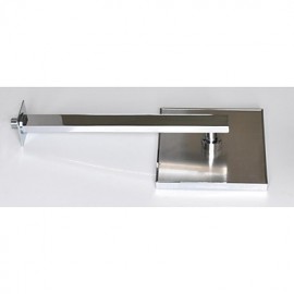 LED 8 Inch Square Solid Brass Concealed Bathroom Thermostatic Shower Rainfall Shower Mixer Valve& Hand Shower