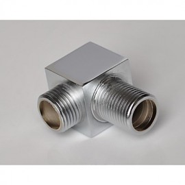 LED 8 Inch Square Solid Brass Concealed Bathroom Thermostatic Shower Rainfall Shower Mixer Valve& Hand Shower