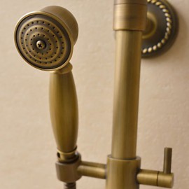 Shower Tap Traditional Rain Shower / Handshower Included Brass Antique Brass