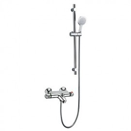 Shower Tap Contemporary Thermostatic / Handshower Included Brass Chrome