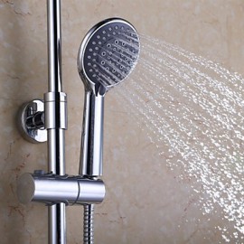 Shower Tap Contemporary Rain Shower / Handshower Included Brass Chrome