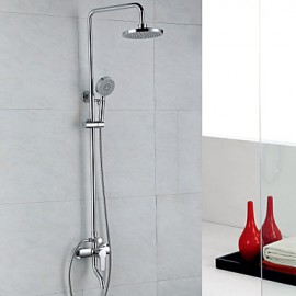 Shower Tap Contemporary Rain Shower / Handshower Included Brass Chrome