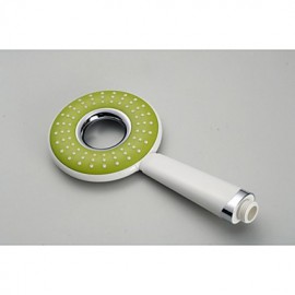 Bathroom Wall Mounted Single Handle Rain Shower Tap Set with 8 Inch ABS Colorful Head Shower and Hand Shower