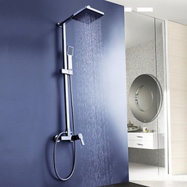 Shower Tap Contemporary Rain Shower / Handshower Included Brass Chrome