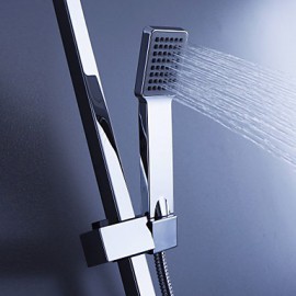 Shower Tap Contemporary Rain Shower / Handshower Included Brass Chrome