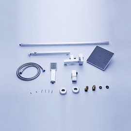 Shower Tap Contemporary Rain Shower / Handshower Included Brass Chrome