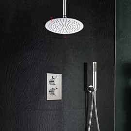 Celling Round 10 Inch Thermostatic Bathroom Shower
