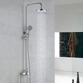Shower Tap Contemporary Rain Shower / Handshower Included Brass Chrome