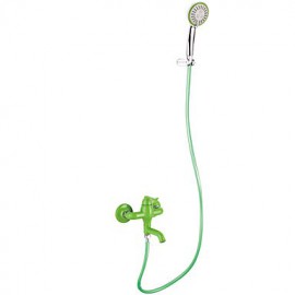 Shower Tap Contemporary Waterfall / Sidespray Brass Painting