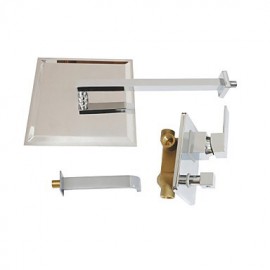 Shower Tap Contemporary Rain Shower Brass Chrome