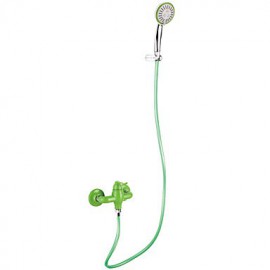 Shower Tap Contemporary Waterfall / Sidespray Brass Painting