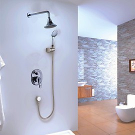Shower Tap Contemporary Rain Shower / Handshower Included Brass Chrome