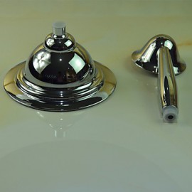 Shower Tap Contemporary Rain Shower / Handshower Included Brass Chrome