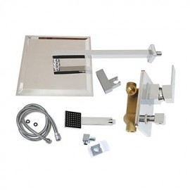 Shower Tap Contemporary Rain Shower / Handshower Included Brass Chrome