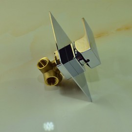 Shower Tap Contemporary Rain Shower Brass Chrome