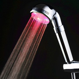 Red Color Kitchen Sink Universal Adapter LED Tap Nozzle (Monochrome)(Boost Can Be Closed)