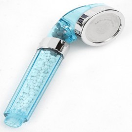 New Anion SPA Head Shower Handheld Water-saving Bath Shower Nozzle Sprinkler Sprayer Filter Transparent