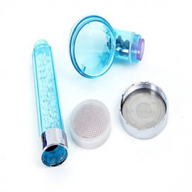 New Anion SPA Head Shower Handheld Water-saving Bath Shower Nozzle Sprinkler Sprayer Filter Transparent