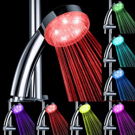 Colorful ABS LED Color Changing Hand Shower