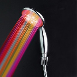 Colorful ABS LED Color Changing Hand Shower