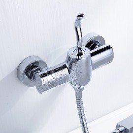 Shower Tap Centerset with Chrome Single Handle Two Holes